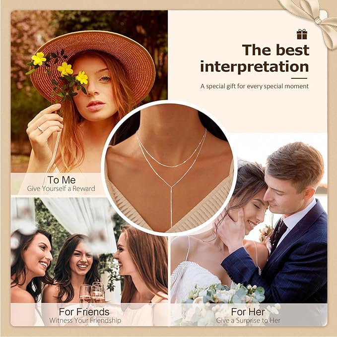 Silver Y-Design Necklace For Women