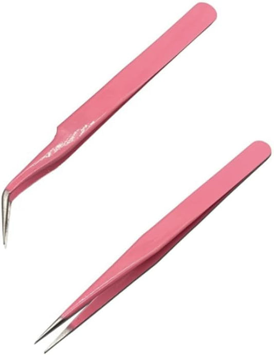 Professoinal Eyelash Tweezers Set