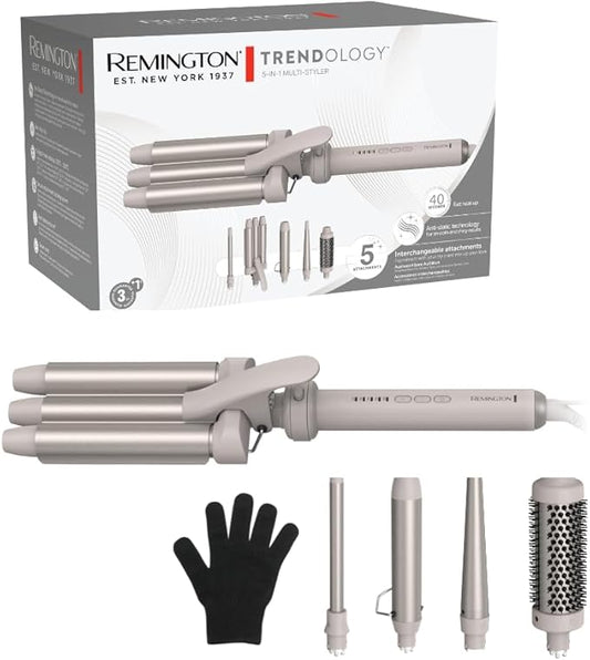Remington 5-in-1 Curling Wand Set