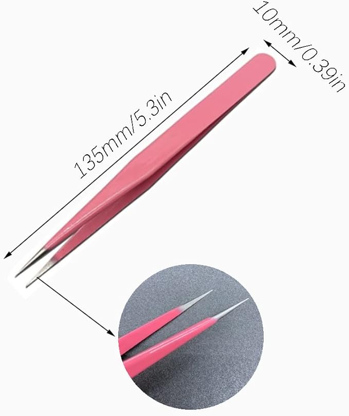 Professoinal Eyelash Tweezers Set