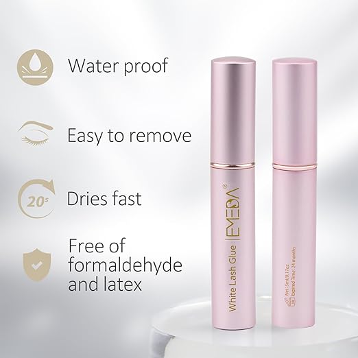 eyelash glue- transparent glue for lashes 5ml 0.17oz