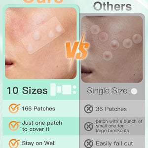 166-Piece Pimple Patch Set