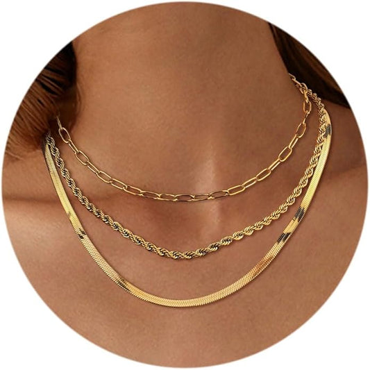 Adramata 3-Piece Adjustable Necklace set