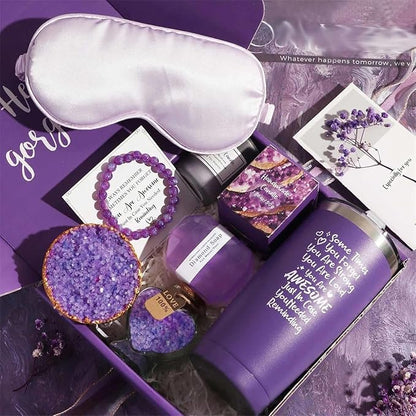 Relaxing Lavender Spa Gift Basket For Women