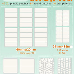 166-Piece Pimple Patch Set