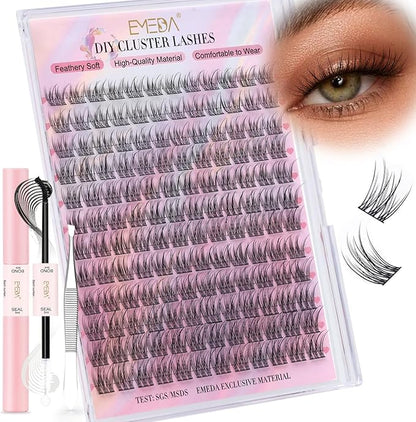 EMEDA Natural Lash Clusters Kit
