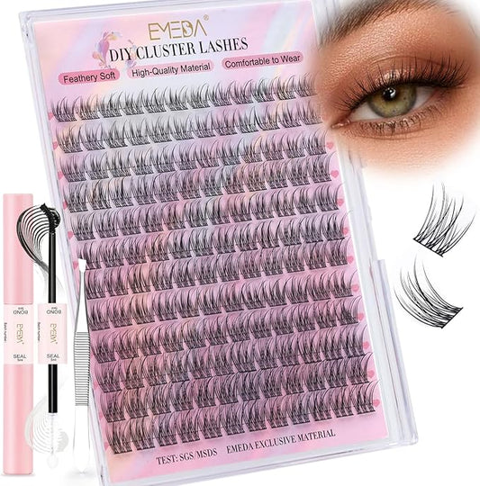 EMEDA Natural Lash Clusters Kit