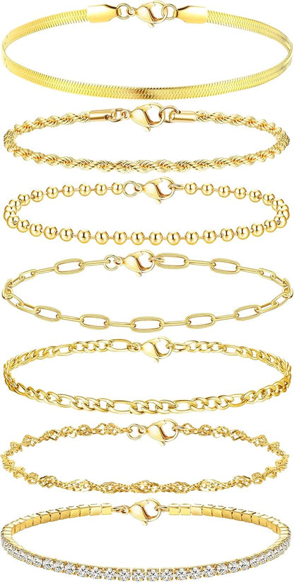 Adramata Women Bracelet Set Gold